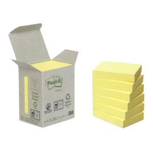 POST-IT NOTES MILJØ 38X51MM GUL 6BLK/PAK