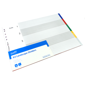 FANEKORT A3 TVÆRFORMAT 5-DELT STRONG-LINE