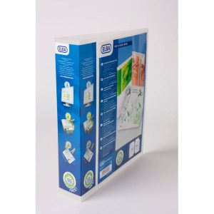 COMBI RINGBIND M/LOMME MAXI A4 40MM 4R. TRANSP. 128808