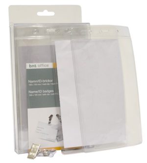 NAVNESKILE T/ID 100X150MM PLAS BLØD STÅENDE FORMAT 10 STK/PK