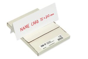 KARTONNAVNESKILTE  75X210MM 50 STK