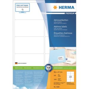 ETIKET HERMA 57X99,1MM 1000 STK