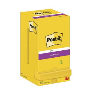 POST-IT 654-S SUPER STICKY ULTRAGUL 12 STK/PK 654-CY