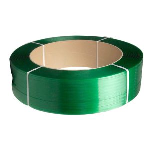 PALLEBÅND POLYESTER STRAPPING 12X0.5MMX3000MTR. Ø406MM GRØN