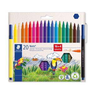 NORIS CLUB TUSSER ASS. FARVER 1 MM 20 STK.