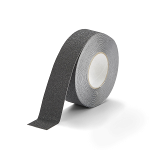 Skridsikker tape duraline® grip 50 mm50mm bred skridsikker tape til brug indendørs og på udendørs arealer under halvtag og udhæng. Standard, 60 grit kornstørrelse.