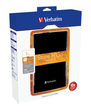 HARD DRIVE 2,5 VERBATIM 500GB EXTERN USB 3.0 53029 SORT