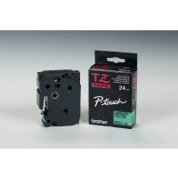 PRÆGETAPE BROTHER 24 MM SORT/GRØN TZE 751 LAMINERET