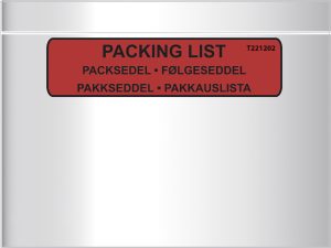 FØLGESEDDELLOMMER C5 M/TRYK FLG.SEDDEL 225X165MM 1000 STK