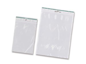 LYNLÅSPOSE 80X120MM GREEN 50 MIC. 1000 STK OVALT HUL