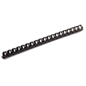 SPIRALRYGGE PP 16MM SORT POLYCOMBS T/115 ARK.