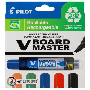 WHITEBOARD MARKER PILOT BG SKRÅ 1,8X5,2MM 5STK ASS.