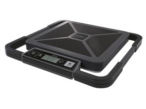 PAKKEVÆGT 50KG. INCL. ADAPTER USB/STRØM  ELEKTRONISK PAKKEVÆ