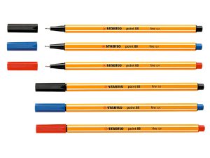 STABILO POINT 88 FINELINER BLÅ