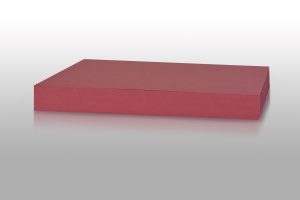 KARTON PLAY CUT 42X60CM 180GR. SOLBÆRRØDT 100 ARK/PAK