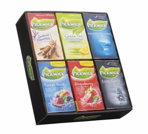 PICKTE SORTIMENTSÆSKE 6 PAKKER 6 PAKKER TE MED 20 BREVE