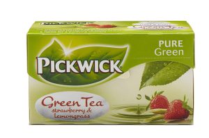 THE PICKWICH JORDBÆR OG CITRON ÆSKE MED 20 BREVE