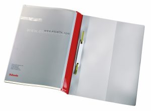 TILBUDSMAPPE A4 M/DOBBELT FORSIDE TIL INDSTIK RØD