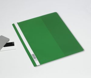 TILBUDSMAPPE A4 BANTEX M/LOMME GRØN   3240-04