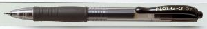 GELPEN PILOT G2  0,7MM SORT FINE