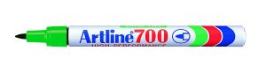 MARKER ARTLINE EK 700 GRØN PERM 0,7 MM SPIDS ALU