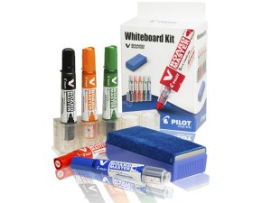 PILOT WHITEBOARD STARTSÆT M/ 5 PENNE PILOT
