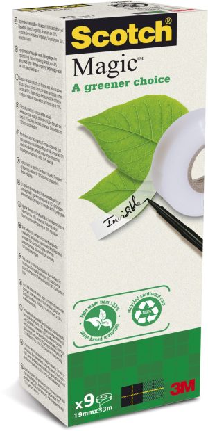 TAPE SCOTCH MAGIC 900 19 MM X 33 M PK/9 RL.