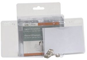 NAVNESKILTE 60X90 MM BLØD LIGGENDE 10STK/PK 727100