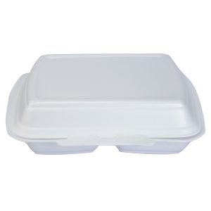 SKUMBAKKE HVID 247X198X75MM 2- RUMS M/LÅG KRT.2X125 STK