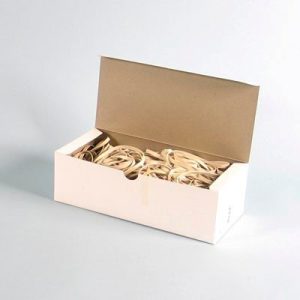 GUMMIBÅND 100X3MM NATUR ÆSK/500GR.