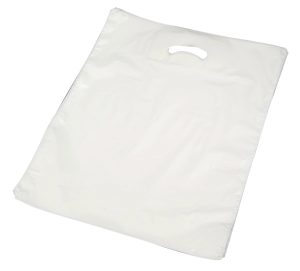 BÆREPOSE HVID 400X450 MM LD* 45 MY KRT/500 STK