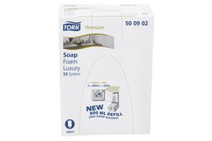 HÅNDSÆBE TORK S3 SKUM LUKSUS T/TOUCH FREE 0,8L. 500902