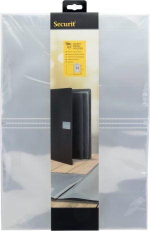 MENU CHARTEK SECURIT A4 10 STK MC-TIA4