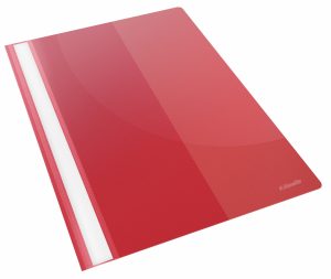 TILBUDSMAPPE A4 Q LINE M/LOMME RØD