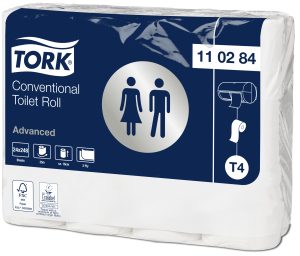 TOILETPAPIR TORK ADVANCED T4 2-LAGS 35M PK/24    110284