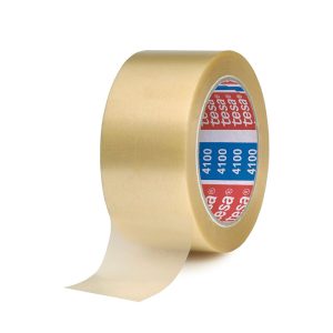 PAKKETAPE 38 MM X 66 M TESA 4100 PVC KLAR