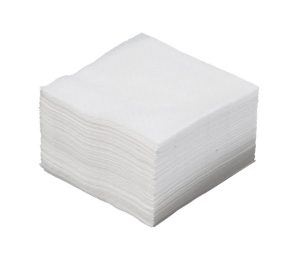 SERVIETTER 24X24 CM HVID 1 LAG 500 STK