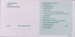 FØLGESKRIVELSE 1037 210X105 MM