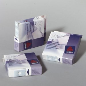 ETIKET HULFORSTÆRKERE 3510 TRANSPARENT M/500 Ø 13