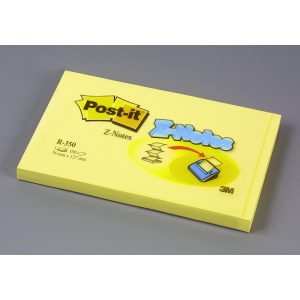 BLOK POST-IT R350 Z-FOLD 76X127 MM GUL