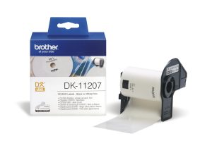 BROTHER CD/DVD-ETIKET DK11207 Ø58MM RL/100 STK