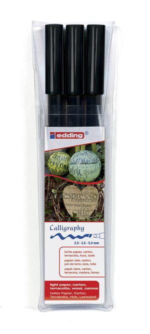 CALLIGRAFIPEN EDDING 1255 SÆT ETUI/3 STREGBREDDER