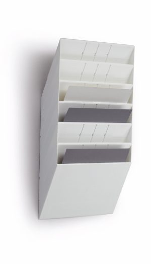 BREVBAKKESTYSTEM A4 FLEXIFACK TVÆRFORMAT M/6 BAKKER HVID