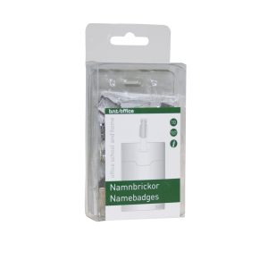 NAVNESKILTE BLØD PLAST STÅENDE 60X90 MM 727000 10 STK/PK