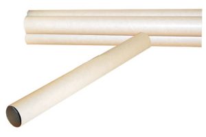 PAPRØR U/LÅG Ø70 X 650 MM HVID