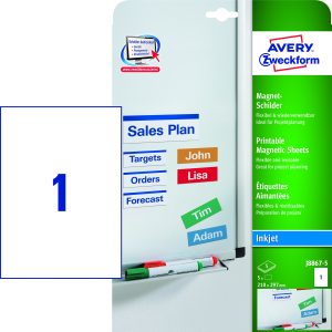 AVERY MAGNETPAPIR J8867-5