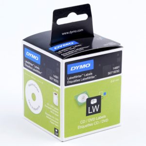 DYMO CD/DVD-ETIKET RL/160 STK 14681 UDGÅR
