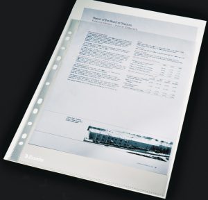 PLASTIKLOMME A4 GLASKLAR 105MY