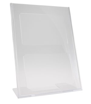 BROCHUREHOLDER A4 L-FORMET 210X297MM