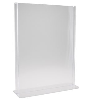 BROCHUREHOLDER OFFICE A4 KLAR, T-FORM T/BORD